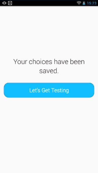 EnSURE Touch Setup Complete