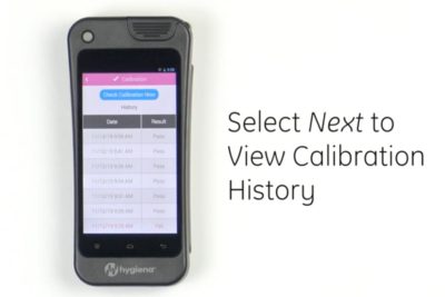 CalCheck Calibration Verification History