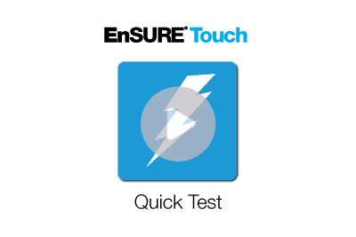 EnSURE Touch Quick Test Video